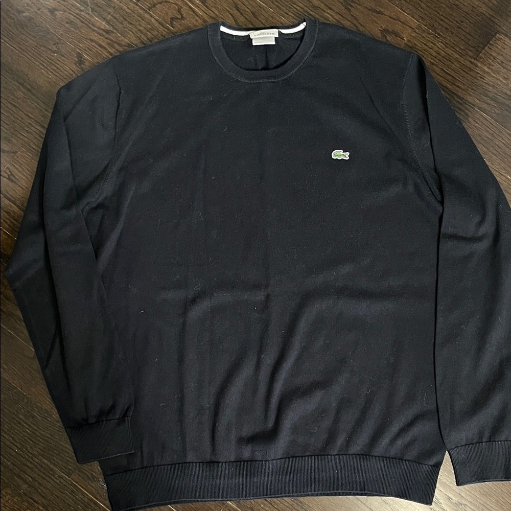 Lacoste Men's Dark Navy Crewneck Sweater